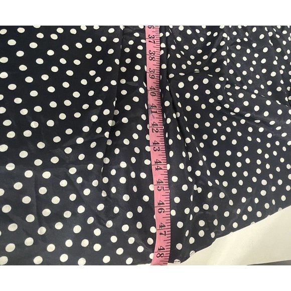 Vtg Pellini 3/4 Sleeve Blue Spotted Midi/maxi Dress Sz 8 Von Bromlett - Picture 12 of 12